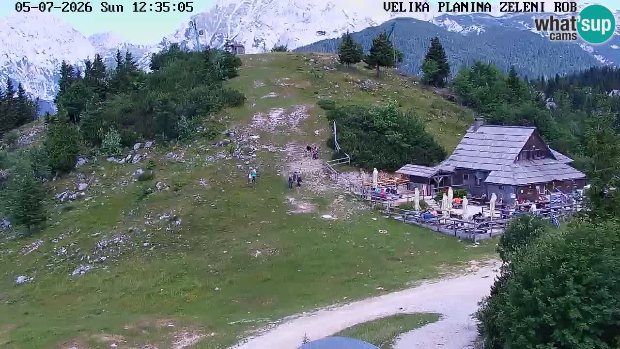 Zeleni Rob – Webcam live | Velika Planina
