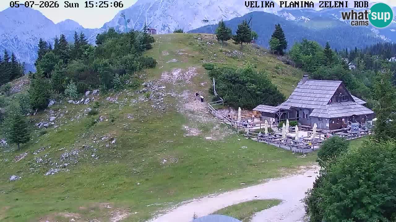 Zeleni Rob – Webcam live | Velika Planina