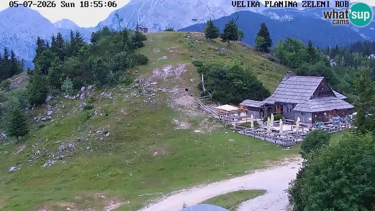 Zeleni Rob – Webcam live | Velika Planina