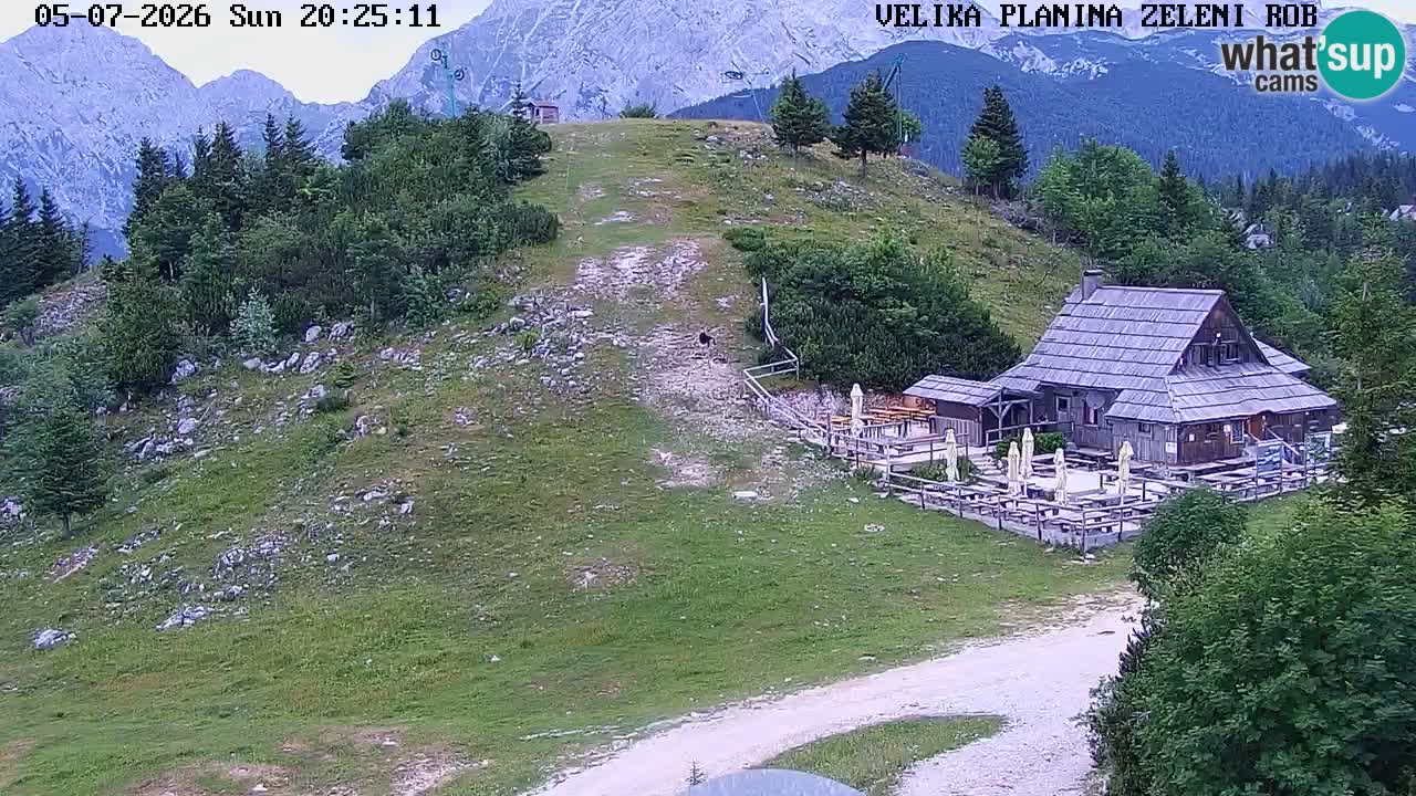 Zeleni Rob | Web kamera Velika Planina