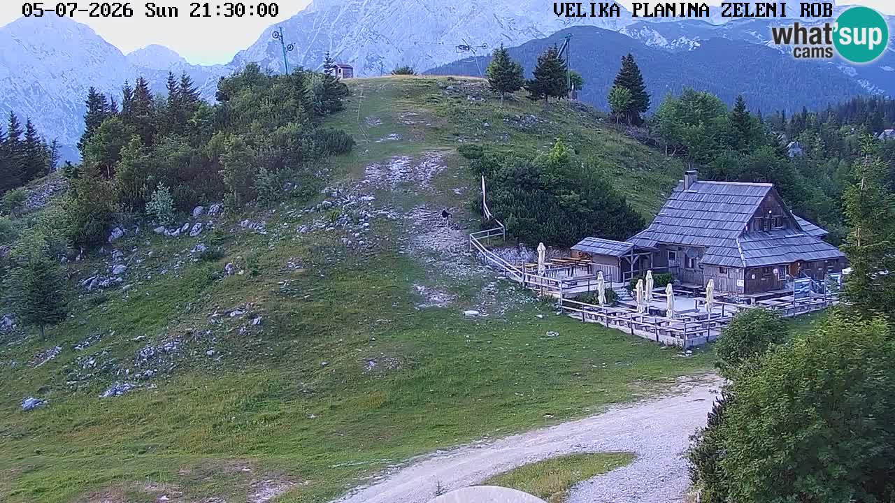 Zeleni Rob | Web kamera Velika Planina