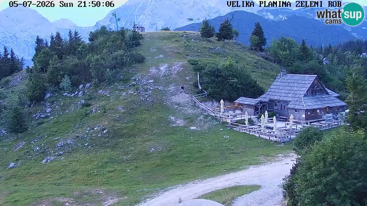 Zeleni Rob | Web kamera Velika Planina