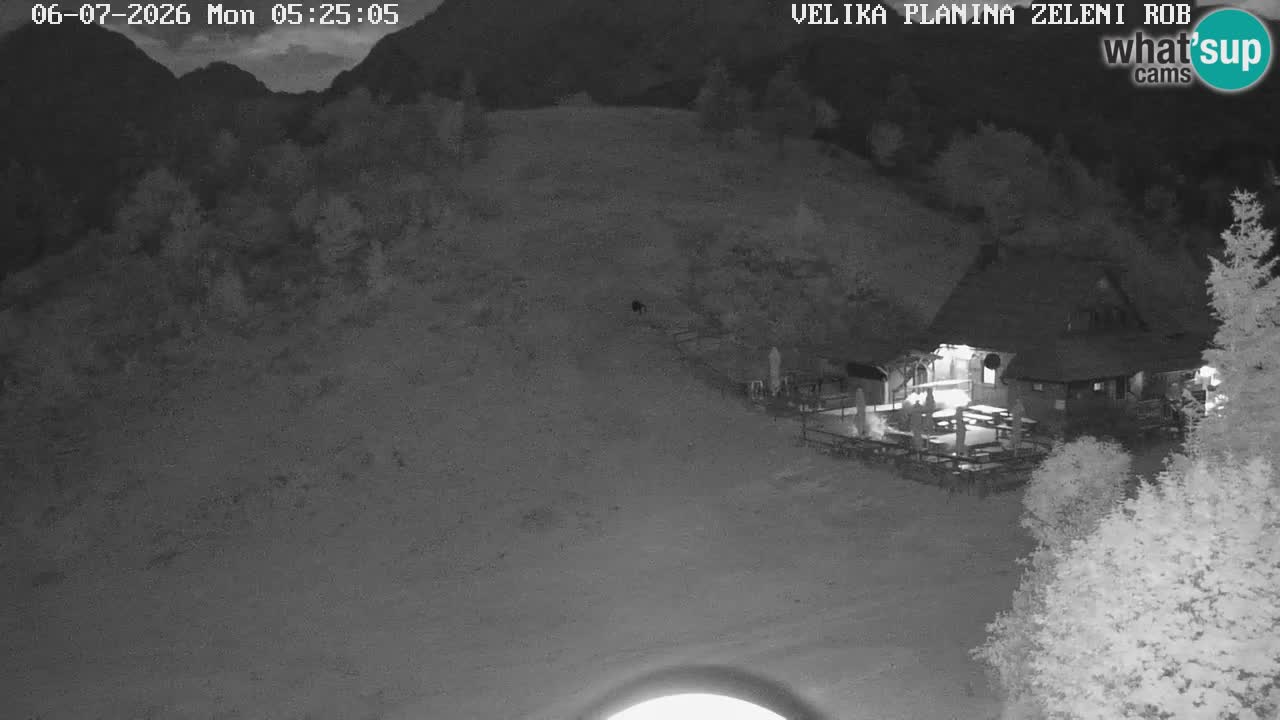 Zeleni Rob – Webcam live | Velika Planina