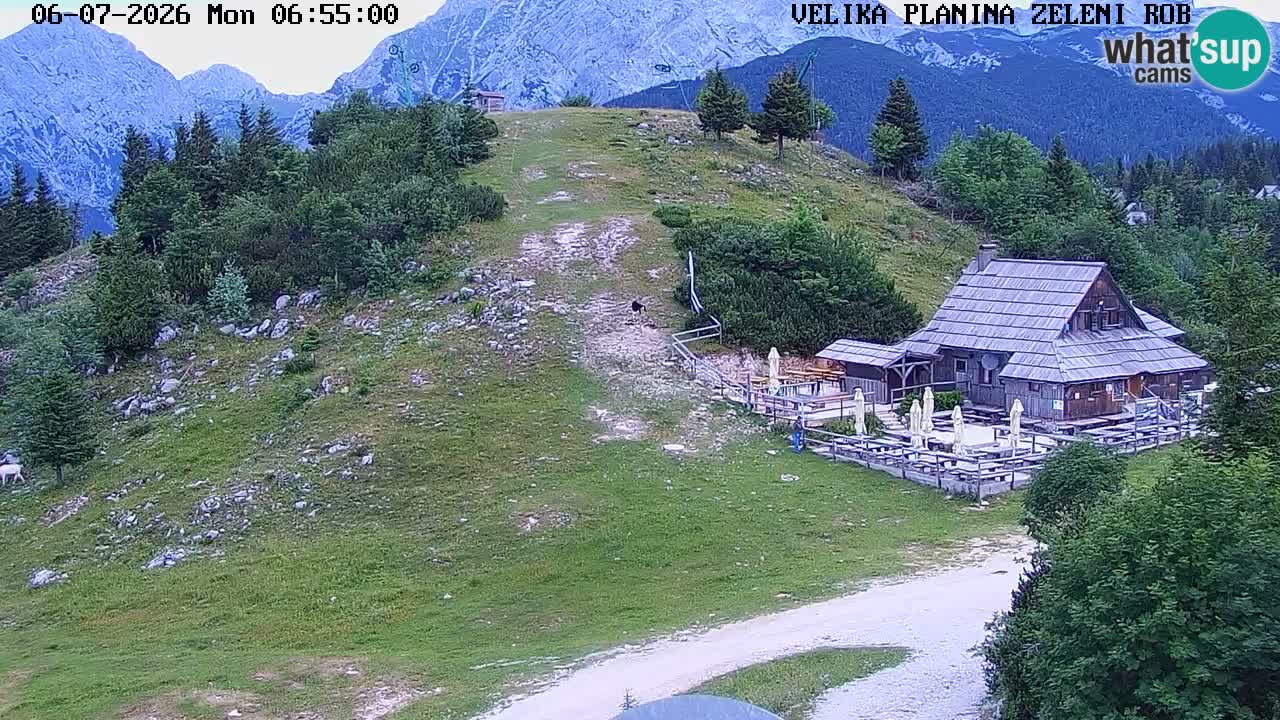 Zeleni Rob – Webcam live | Velika Planina