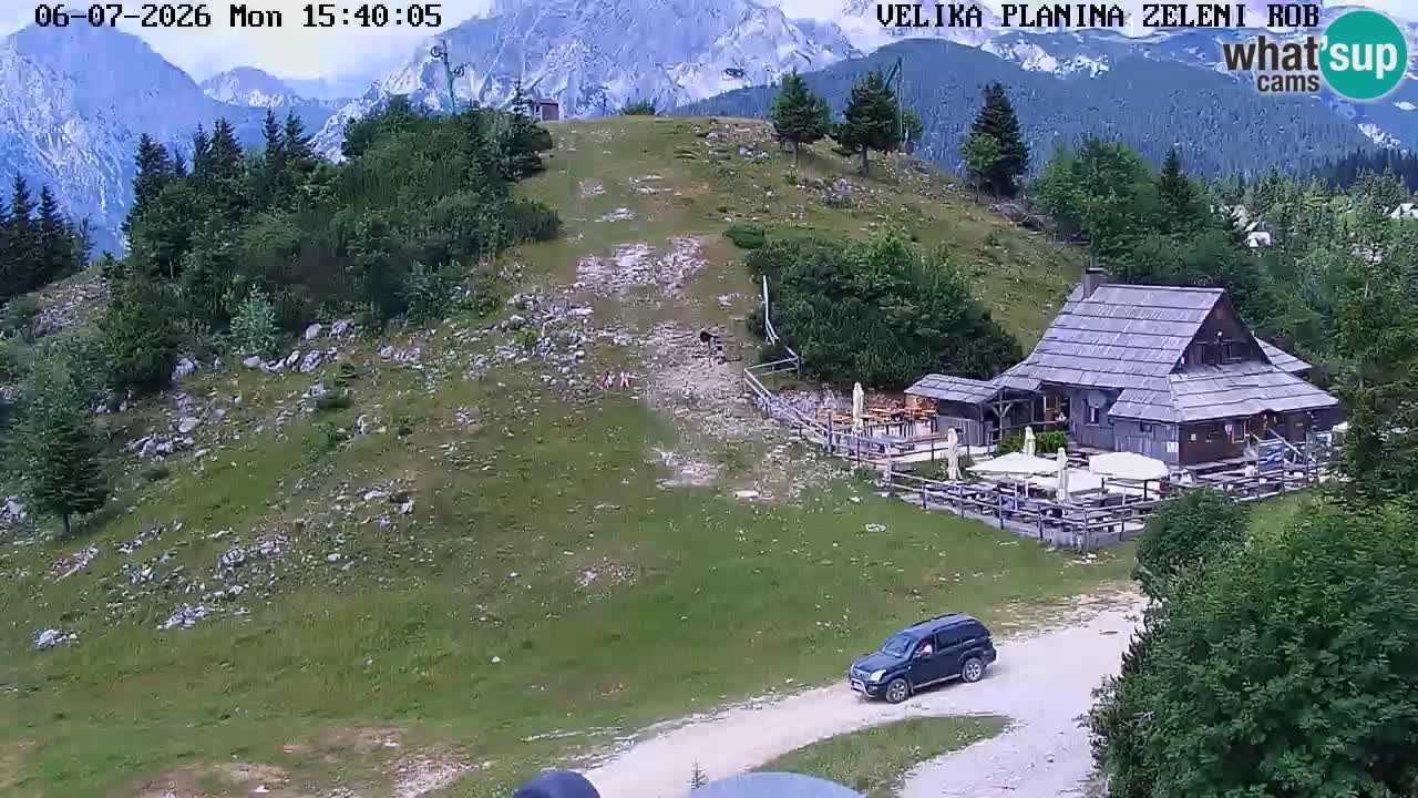 Zeleni Rob | Webcam en vivo Velika Planina
