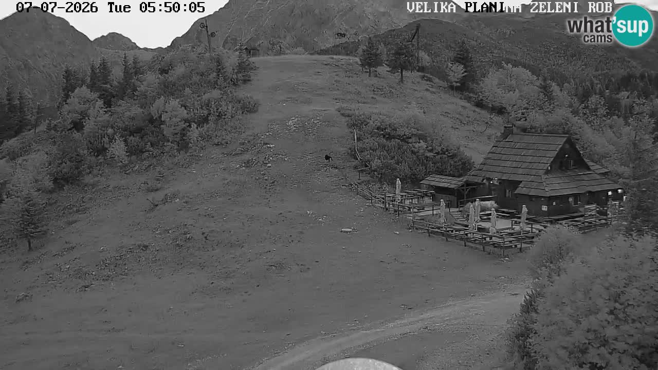 Zeleni Rob | Webcam en vivo Velika Planina