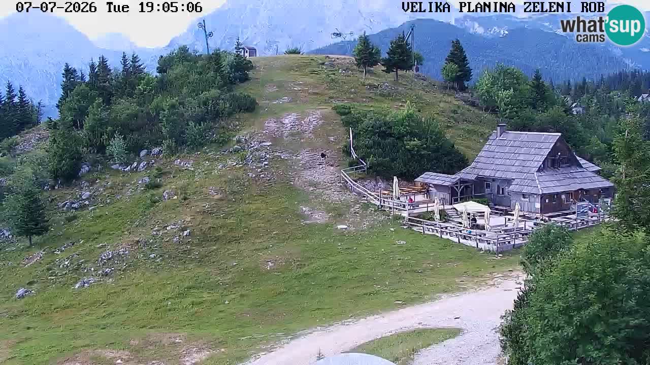 Zeleni Rob – Webcam live | Velika Planina