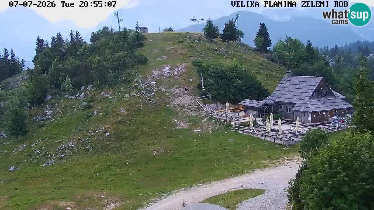 Zeleni Rob – Webcam live | Velika Planina