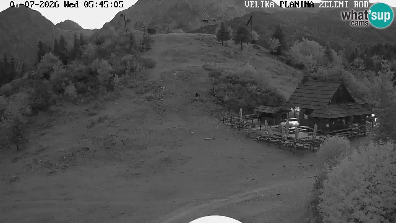 Zeleni Rob | Web kamera Velika Planina