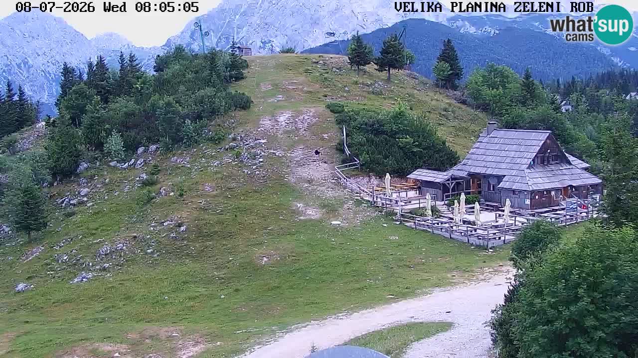 Zeleni Rob – Webcam live | Velika Planina
