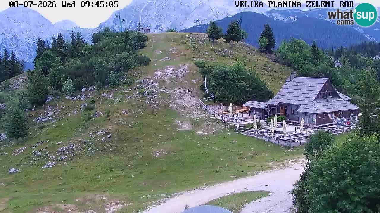 Zeleni Rob – Webcam live | Velika Planina