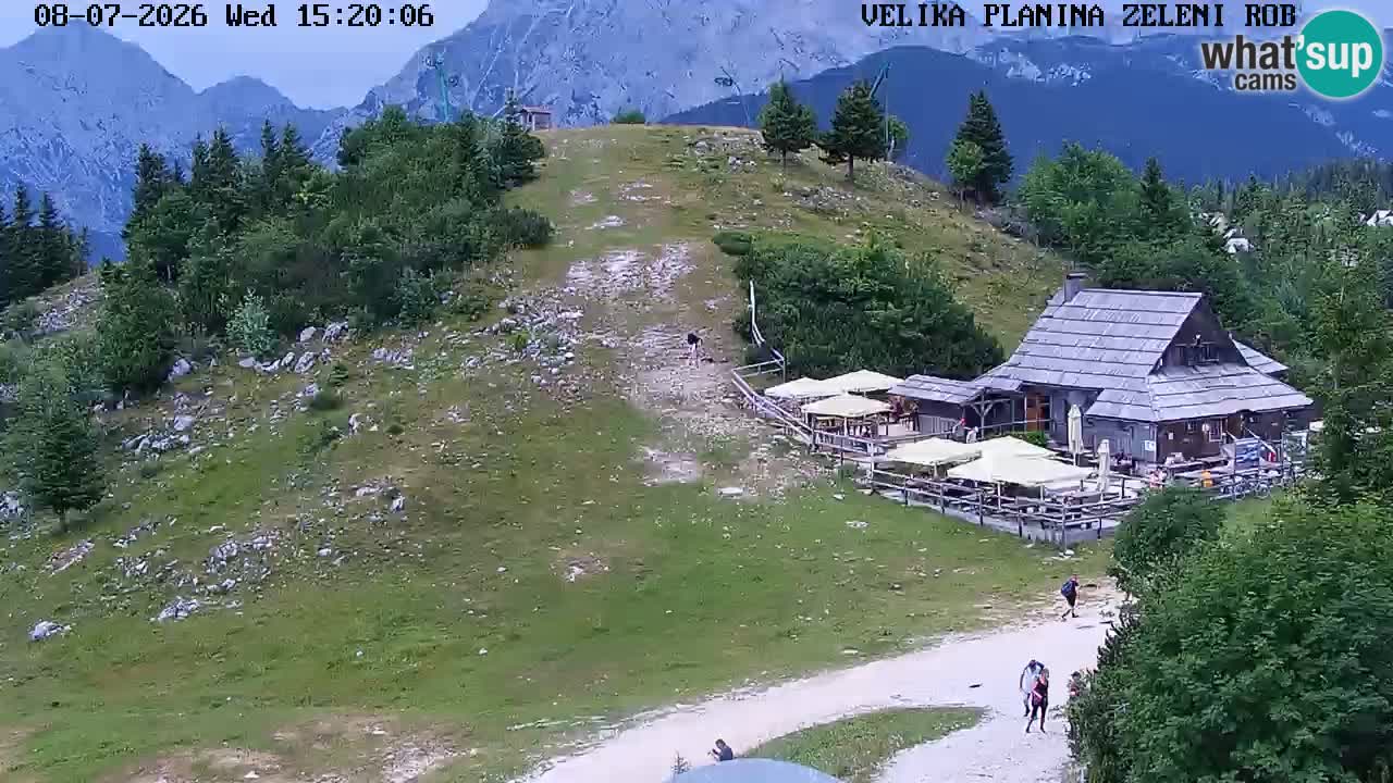 Zeleni Rob – Webcam live | Velika Planina