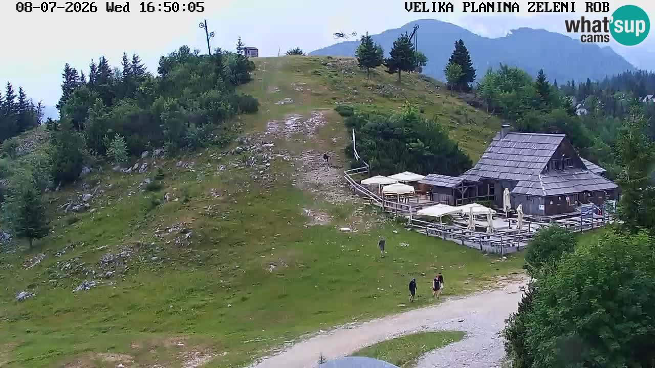 Zeleni Rob – Webcam live | Velika Planina
