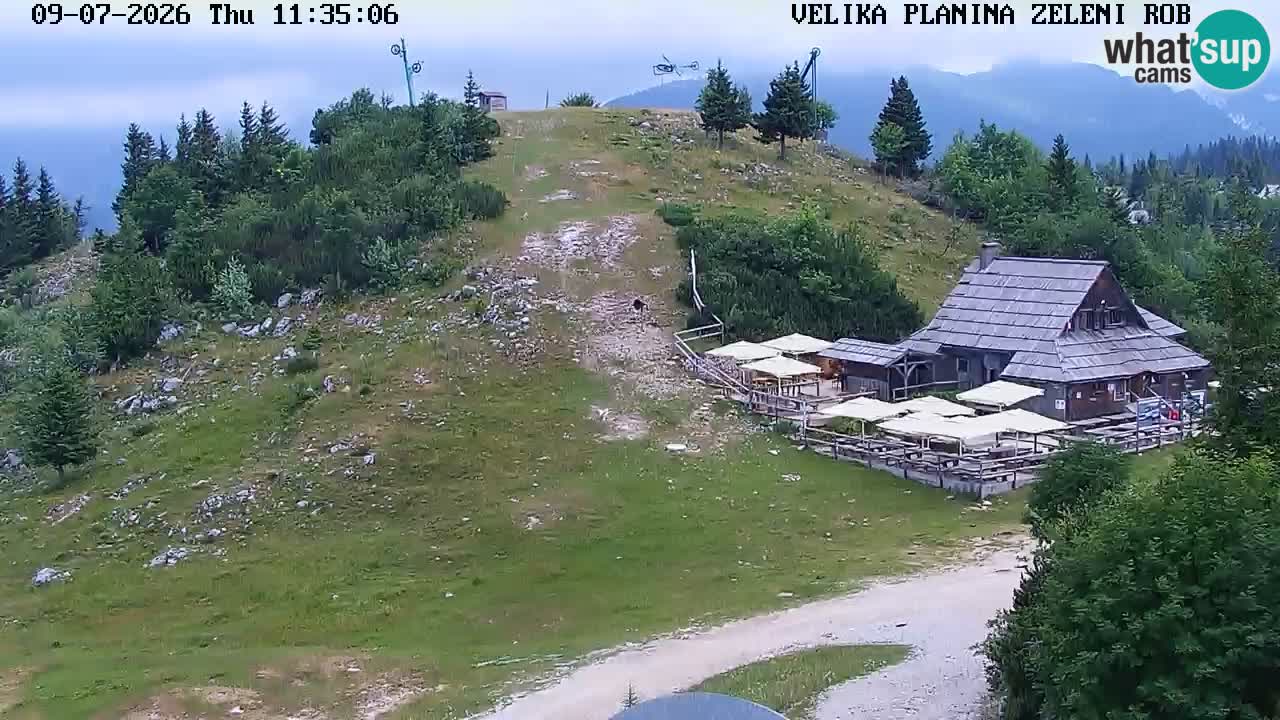 Zeleni Rob | Web kamera Velika Planina