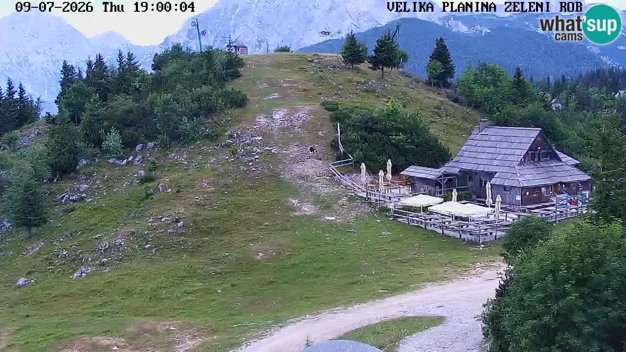 Zeleni Rob – Webcam live | Velika Planina