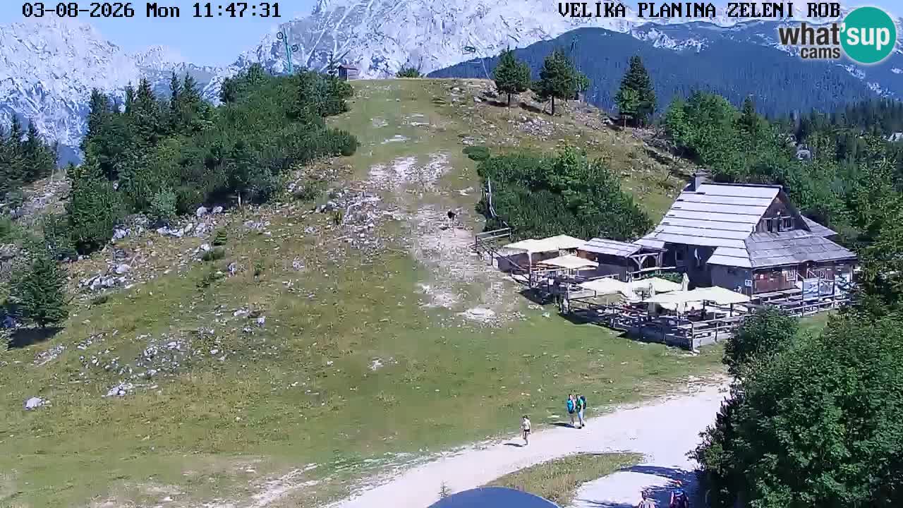 Zeleni Rob – Webcam live | Velika Planina