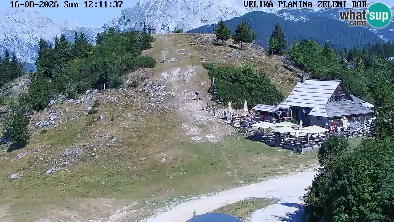 Zeleni Rob – Webcam live | Velika Planina