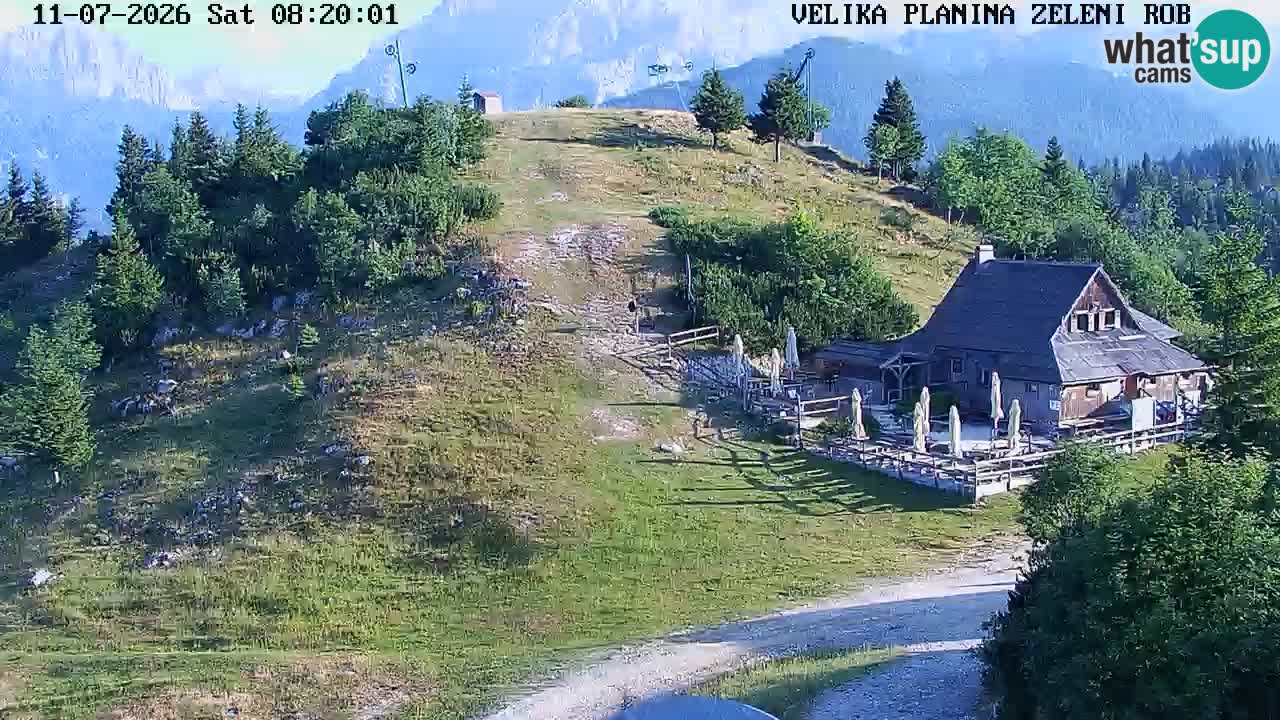 Zeleni Rob – Webcam live | Velika Planina