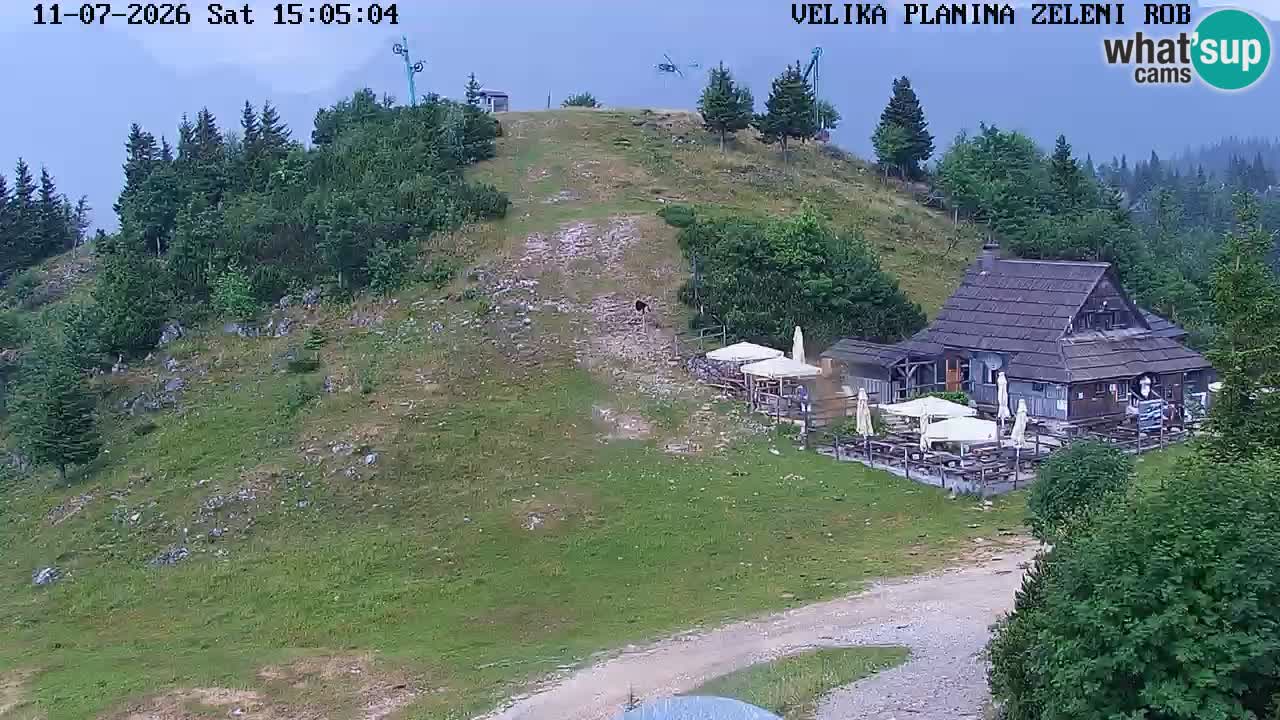 Zeleni Rob – Webcam live | Velika Planina