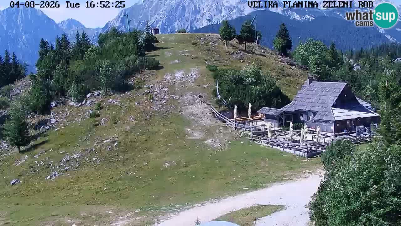 Zeleni Rob | Web kamera Velika Planina