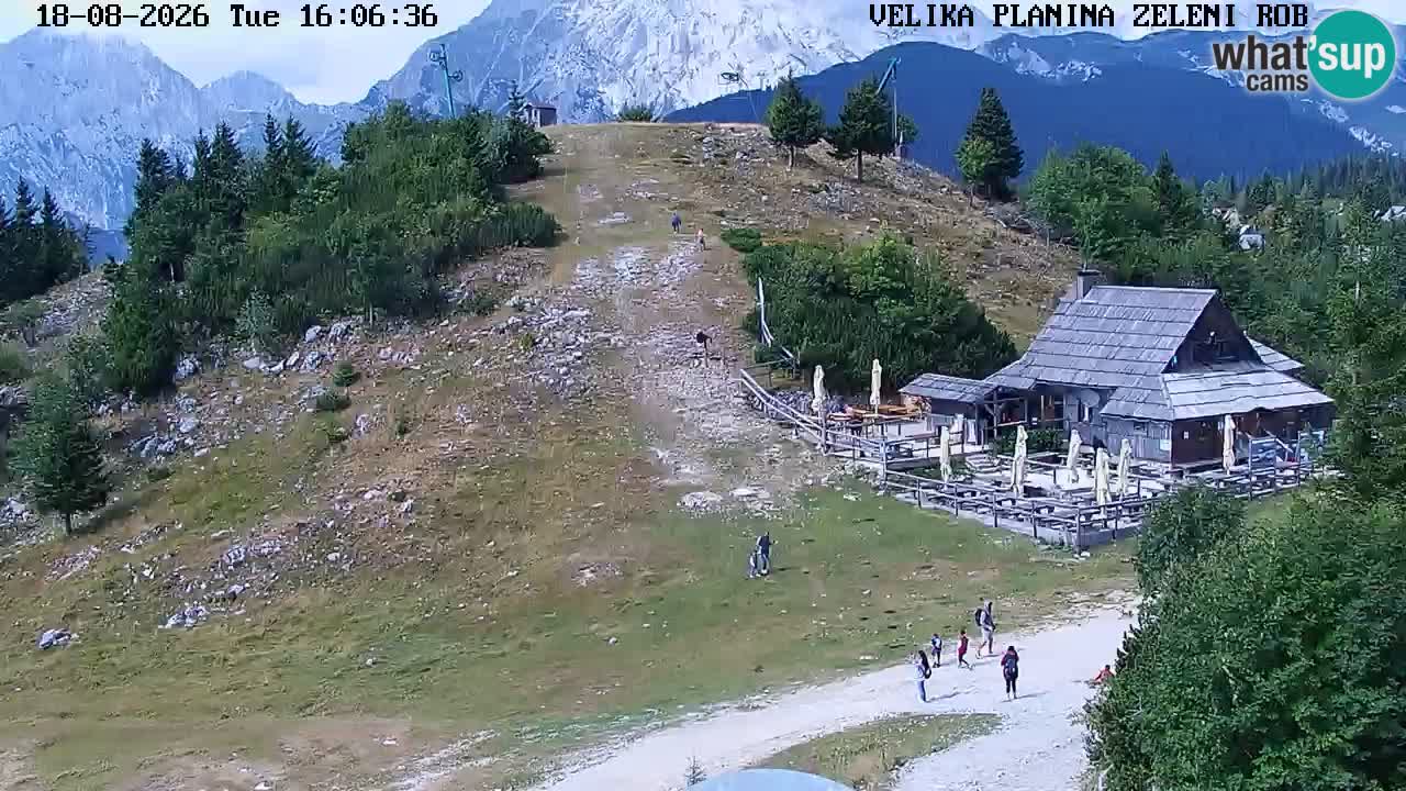 Zeleni Rob – Webcam live | Velika Planina