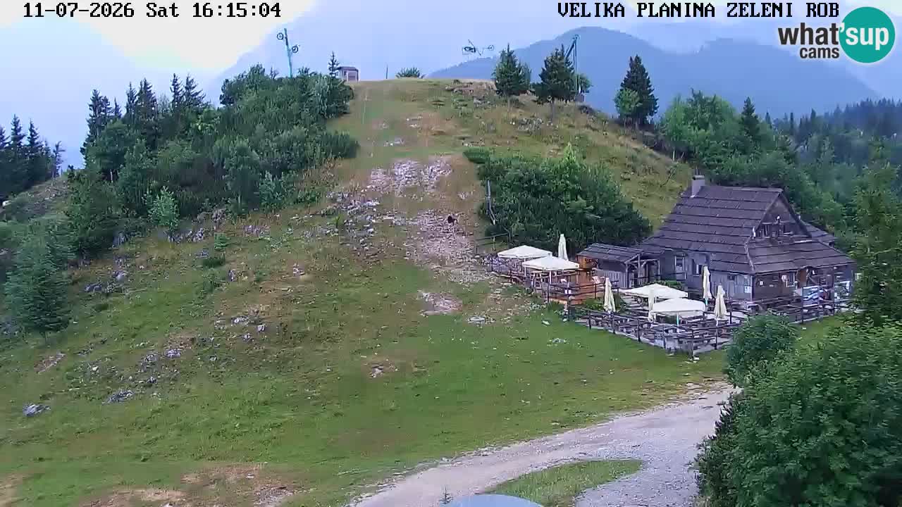 Zeleni Rob – Webcam live | Velika Planina