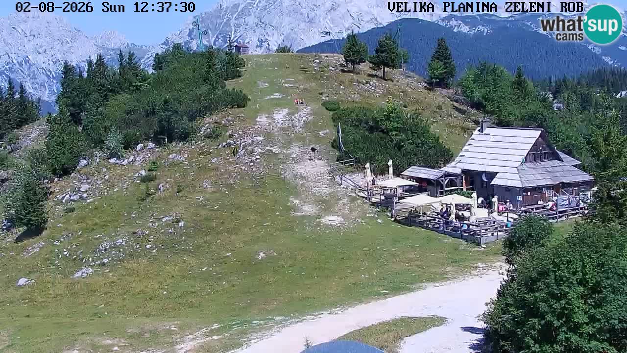 Zeleni Rob – Webcam live | Velika Planina