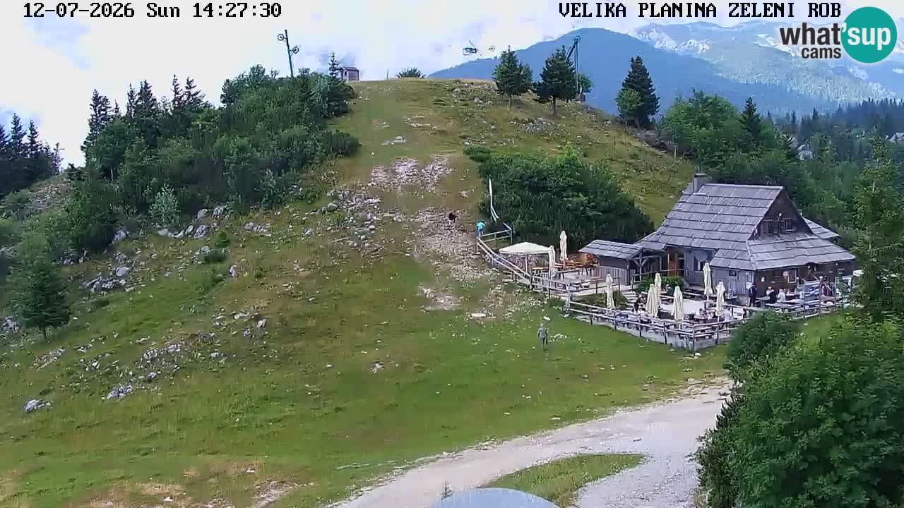 Zeleni Rob – Webcam live | Velika Planina