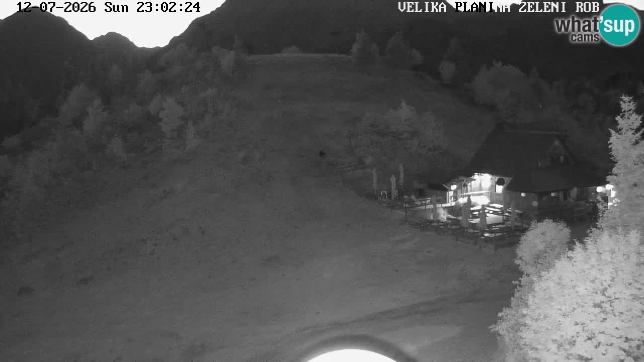 Zeleni Rob – kamera v živo | Velika Planina