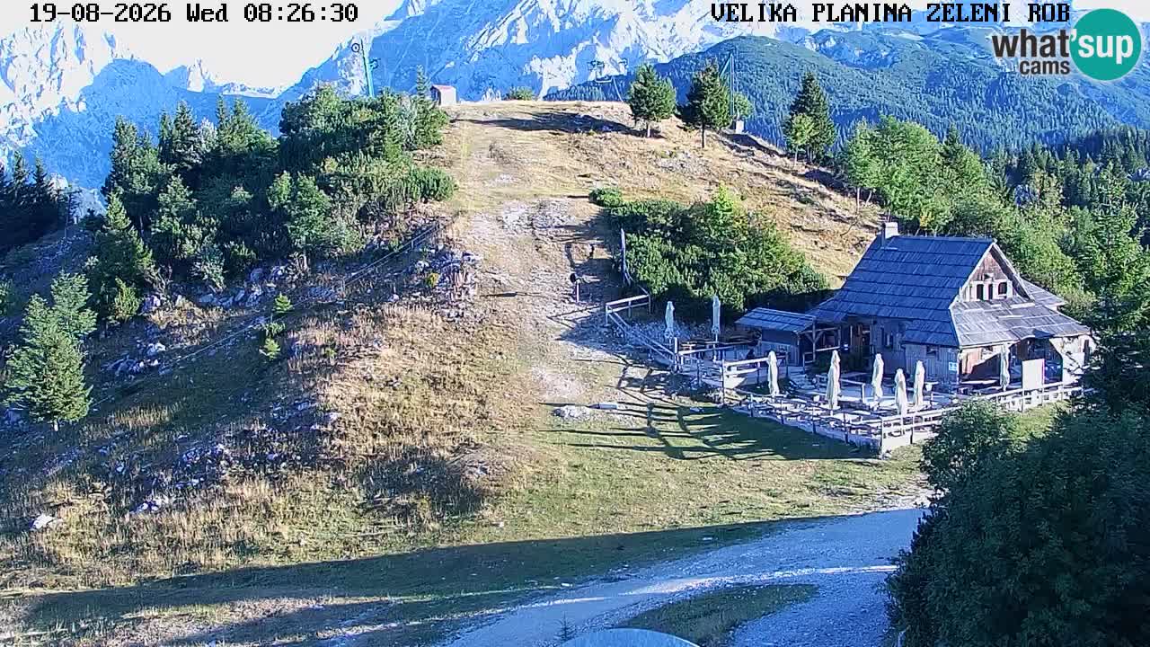 Zeleni Rob – Webcam live | Velika Planina