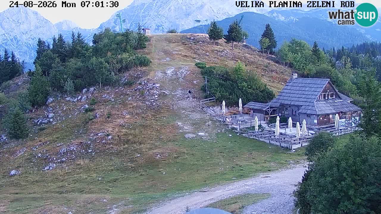 Zeleni Rob – Webcam live | Velika Planina