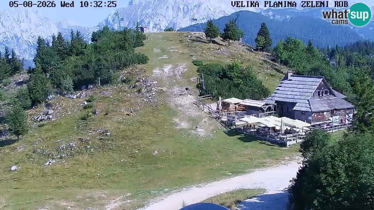 Zeleni Rob | Webcam live Velika Planina