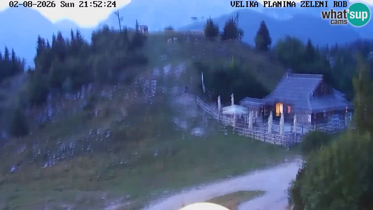 Zeleni Rob – Webcam live | Velika Planina