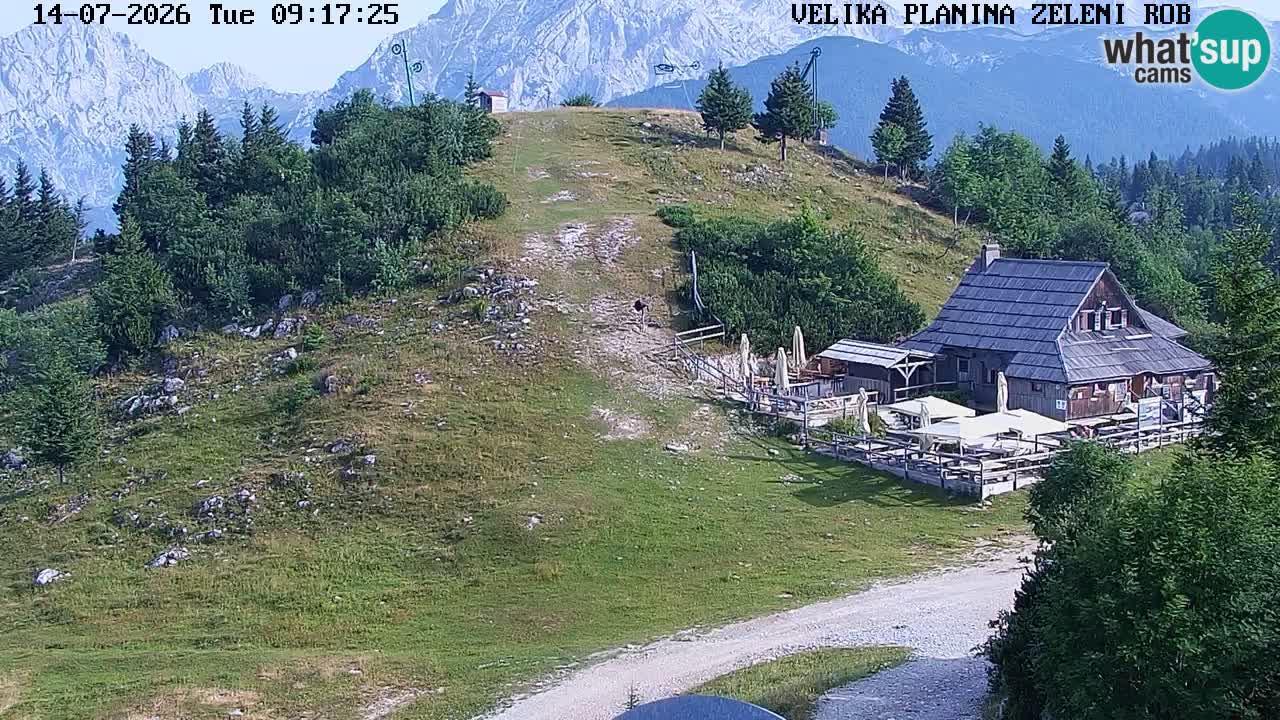 Zeleni Rob | Webcam live Velika Planina