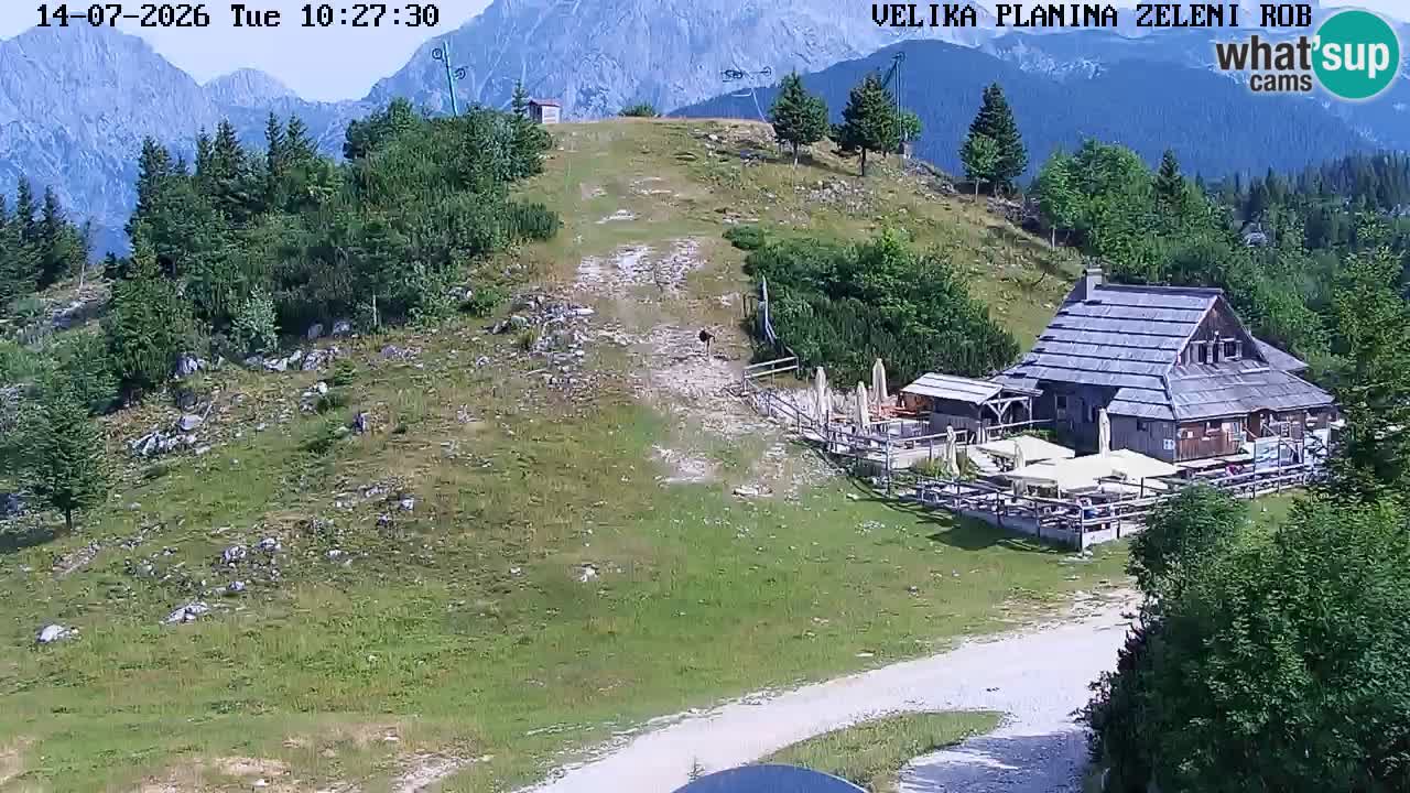 Zeleni Rob – Webcam live | Velika Planina