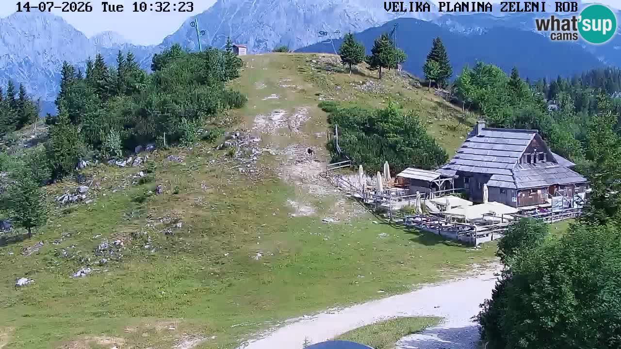 Zeleni Rob | Webcam live Velika Planina