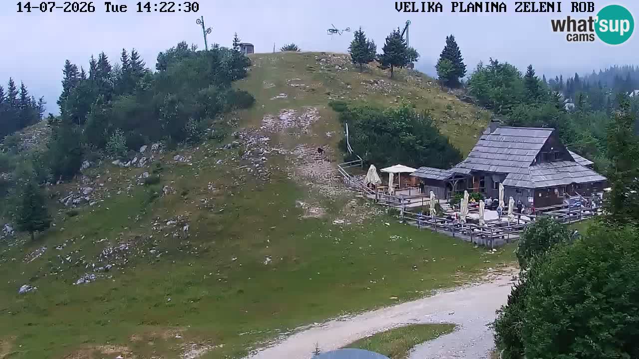 Zeleni Rob – Webcam live | Velika Planina
