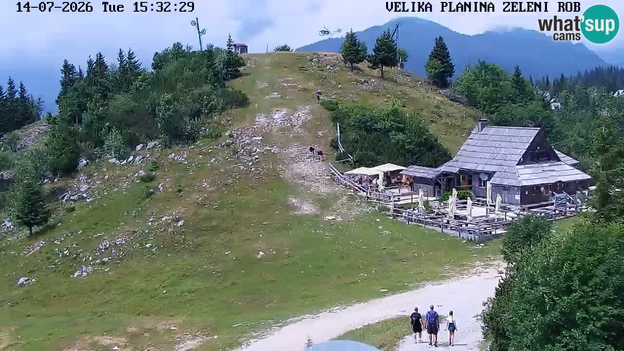 Zeleni Rob – Webcam live | Velika Planina