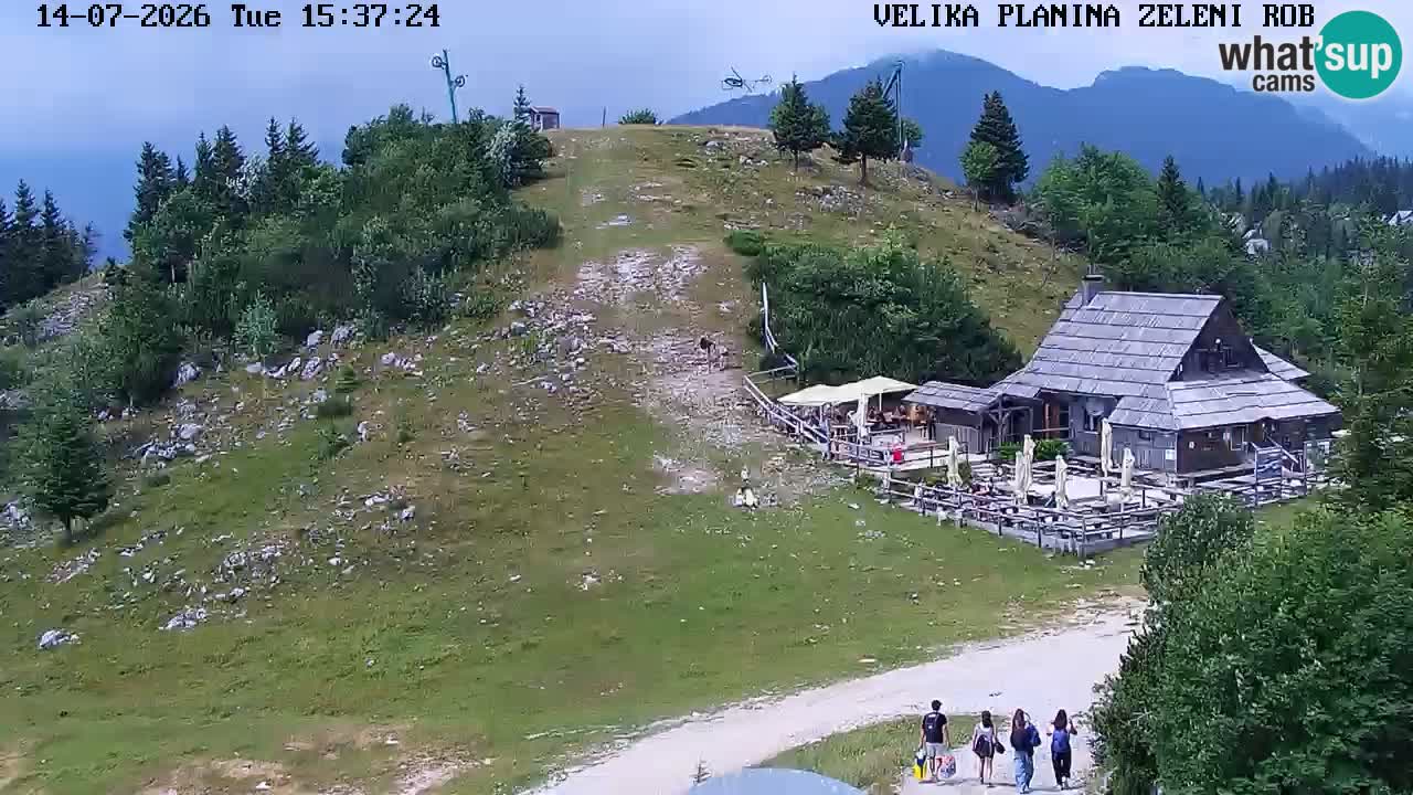 Zeleni Rob | Web kamera Velika Planina