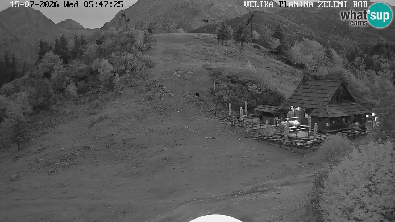 Zeleni Rob – Webcam live | Velika Planina
