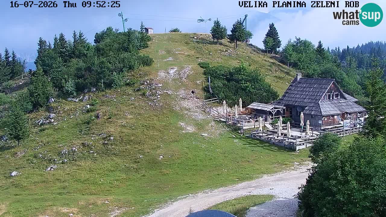 Zeleni Rob – Webcam live | Velika Planina