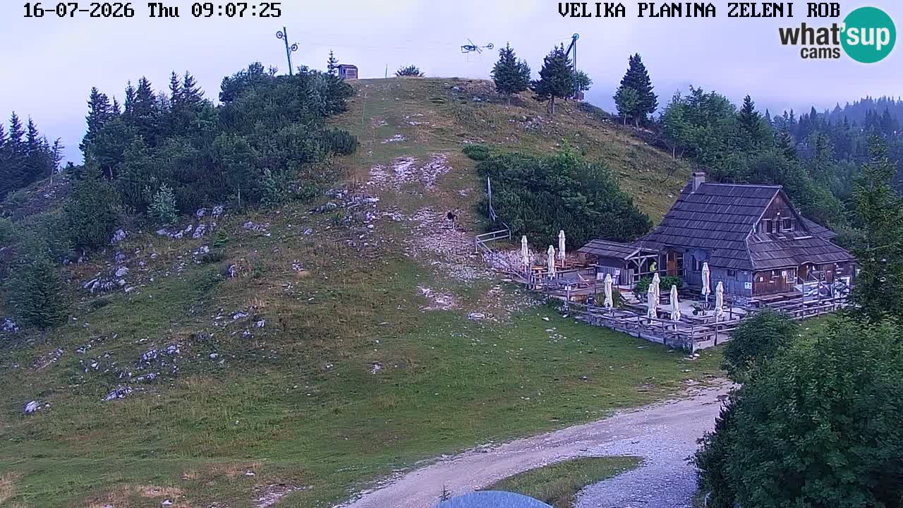 Zeleni Rob – Webcam live | Velika Planina