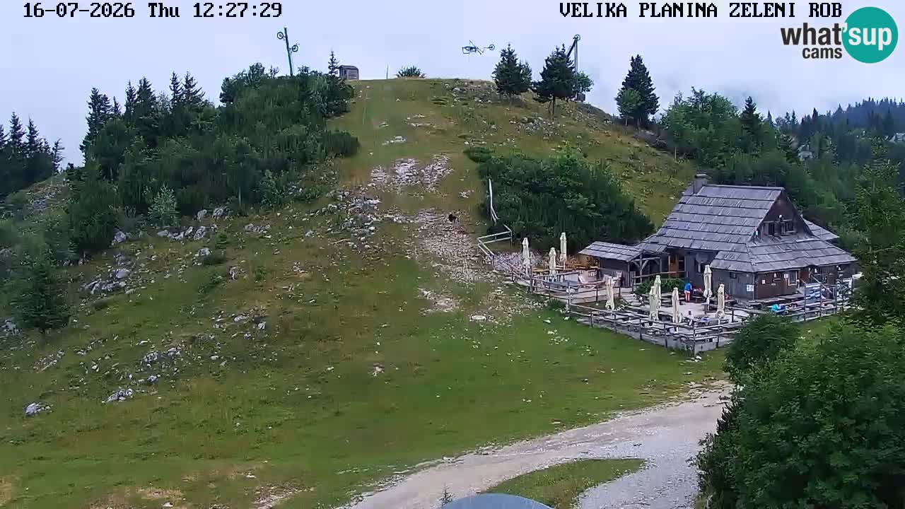 Zeleni Rob | Web kamera Velika Planina