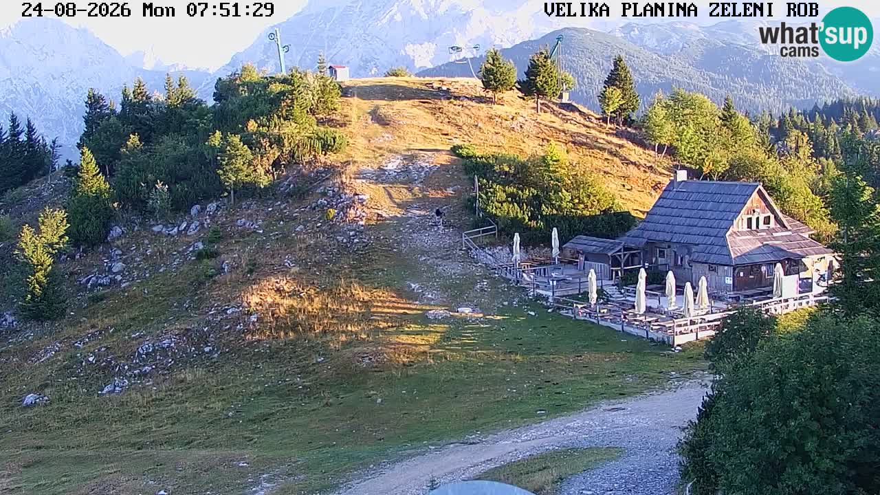 Zeleni Rob – Webcam live | Velika Planina