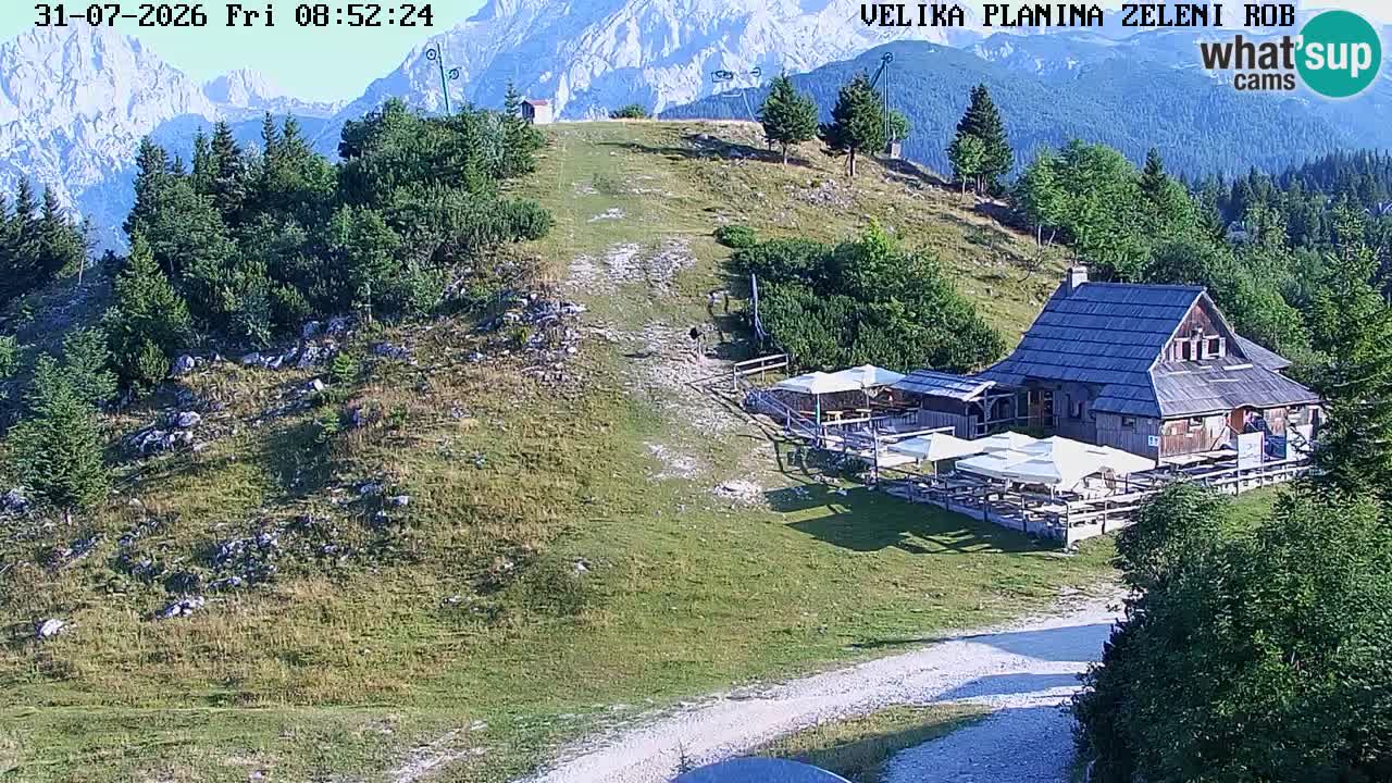 Zeleni Rob | Web kamera Velika Planina