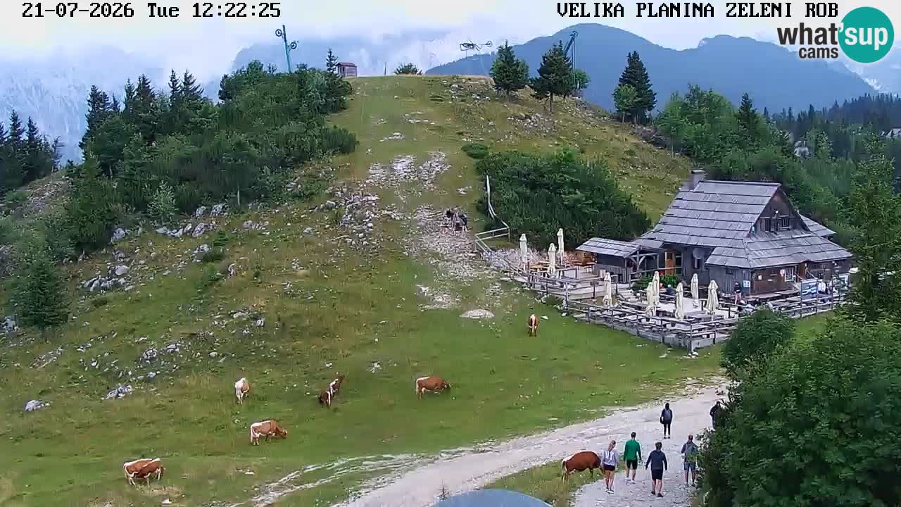 Zeleni Rob – Webcam live | Velika Planina
