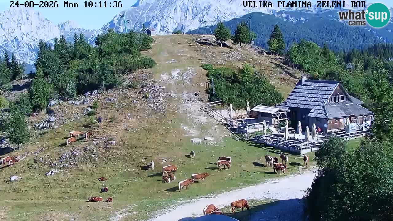 Zeleni Rob – Webcam live | Velika Planina