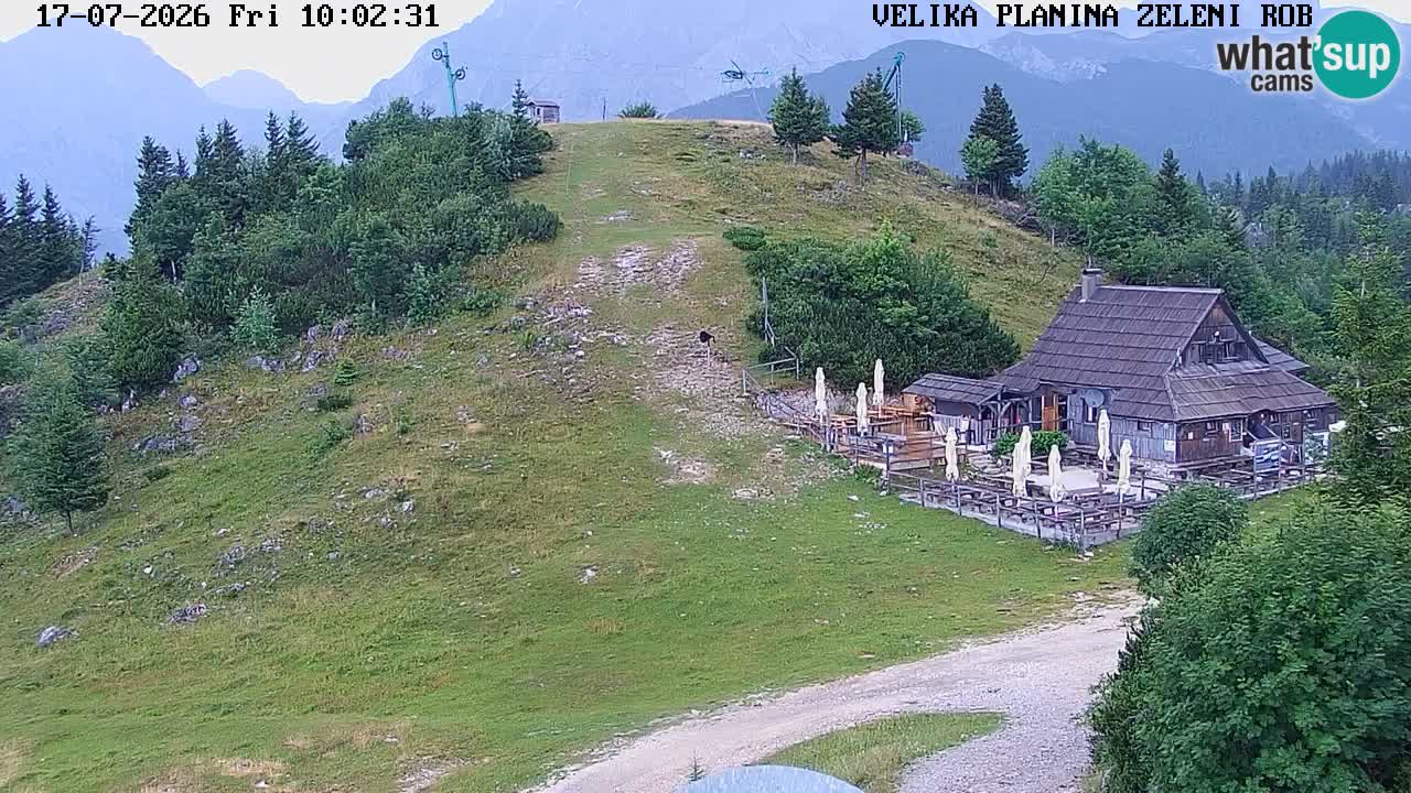 Zeleni Rob – Webcam live | Velika Planina