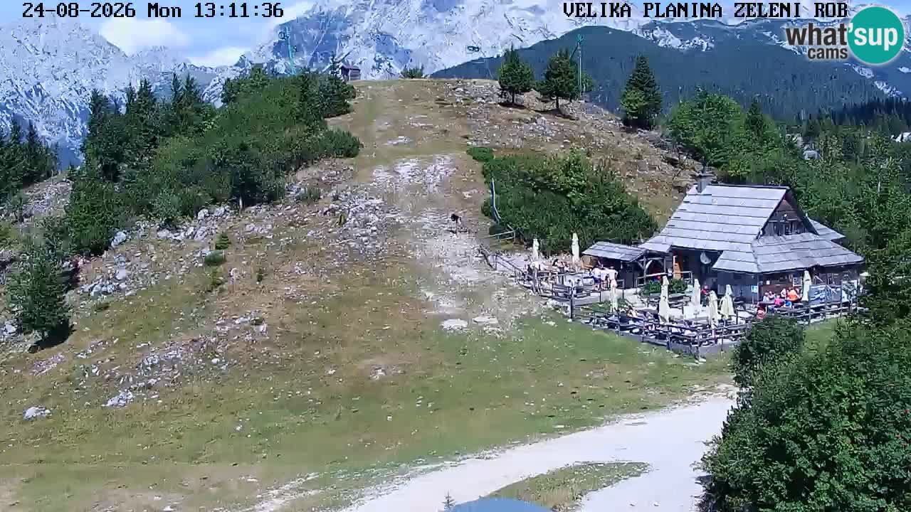 Zeleni Rob | Webcam live Velika Planina