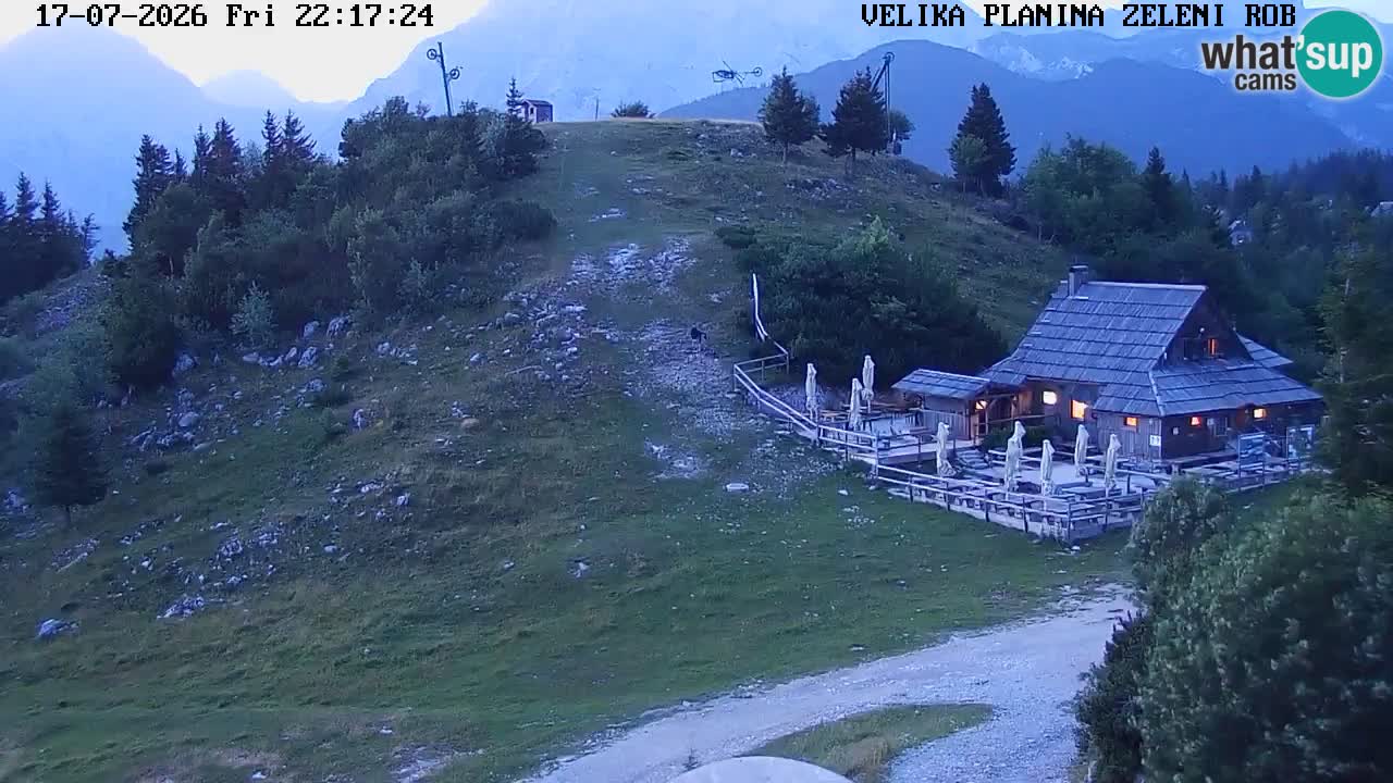 Zeleni Rob – Webcam live | Velika Planina